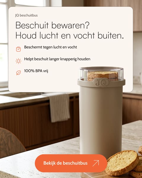 Houd je beschuit langer knapperig