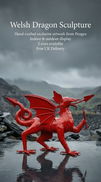 Exclusive Welsh Dragon by Pangea