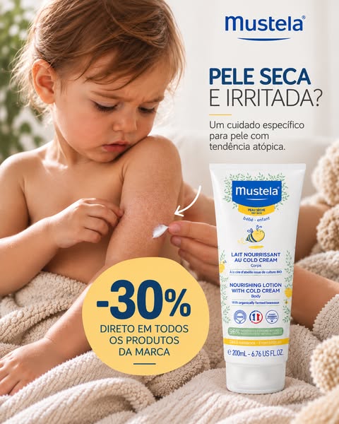 Mustela com 30% de Desconto