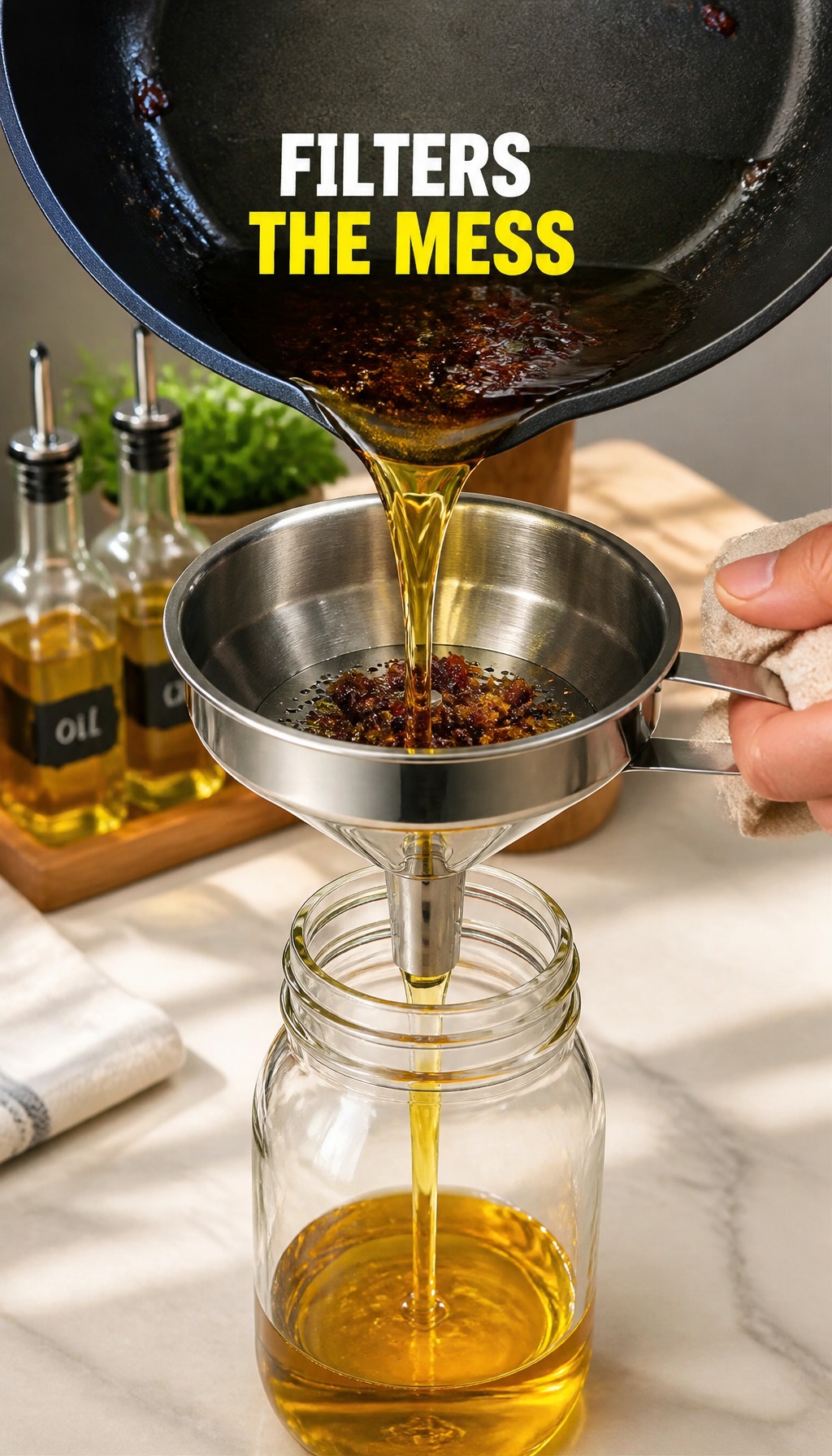 Stop spilling hot oil