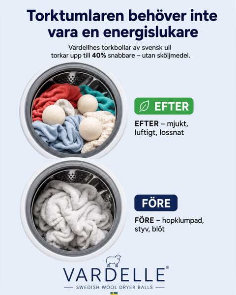 Se hur tvätten blir mjukare utan sköljmedel