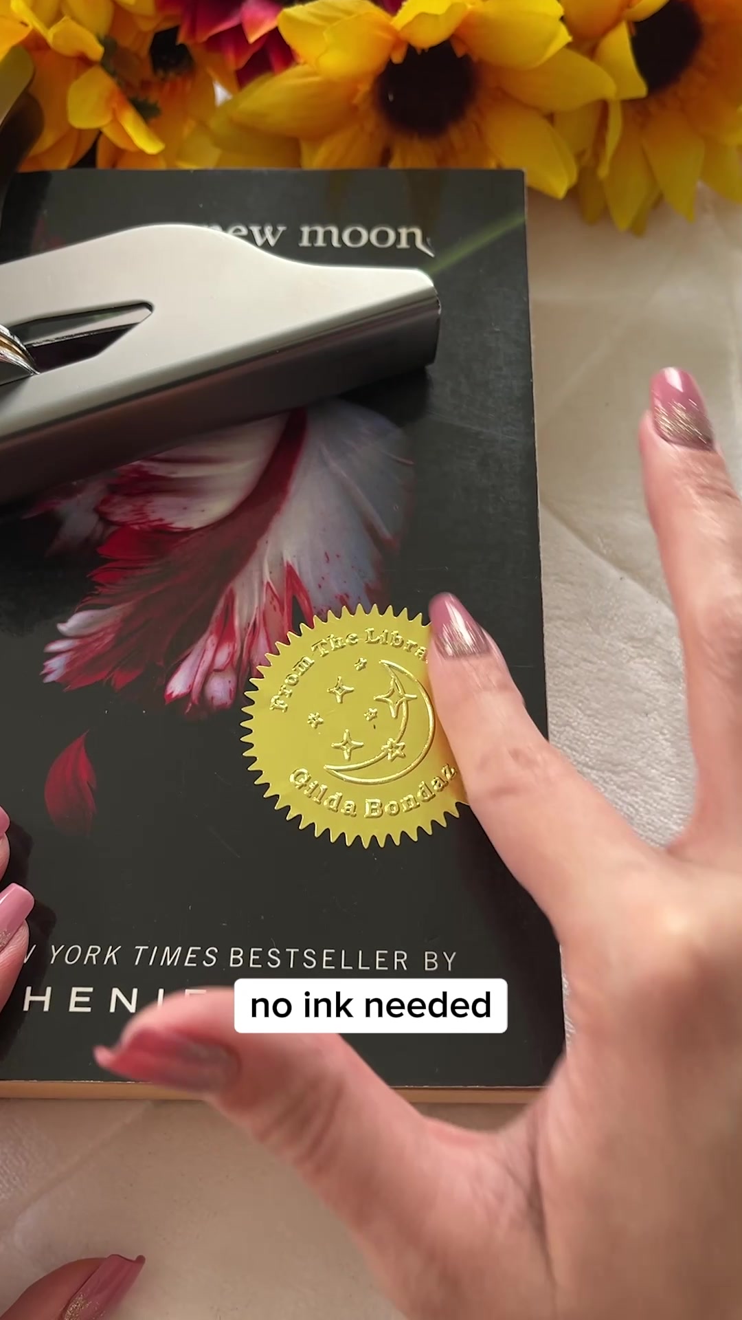 30% OFF SALE: Personalized Book Embosser
