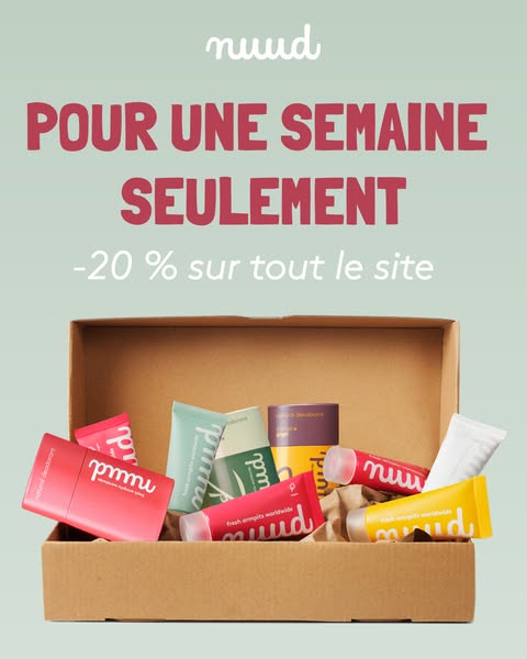 Jusqu'à 3 jours au frais, -20 %