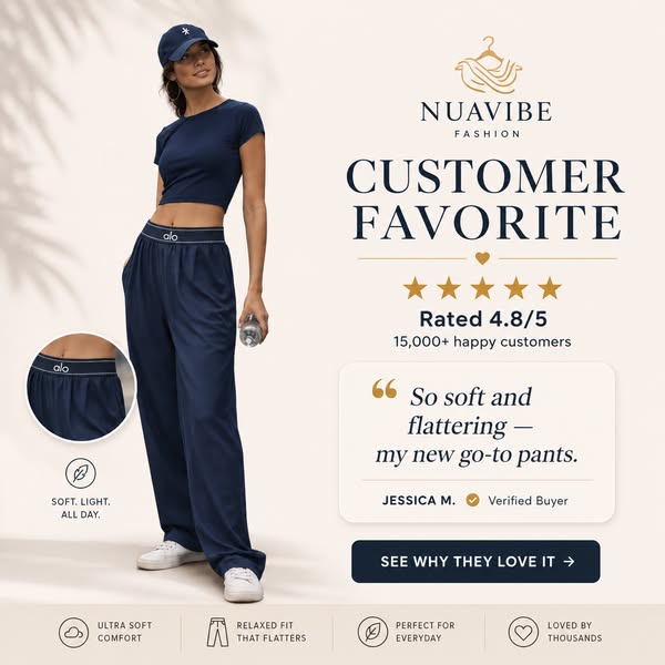 THE PANTS YOU’LL WANT TO LIVE IN.