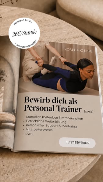 Jetzt bewerben: Personal Trainer (m/w/d)