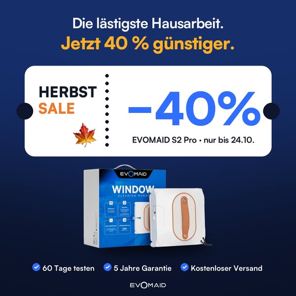 Herbst-Sale: bis −40 %