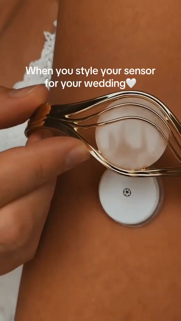 Fine-Jewelry Style CGM Arm Cuff That Turns Heads