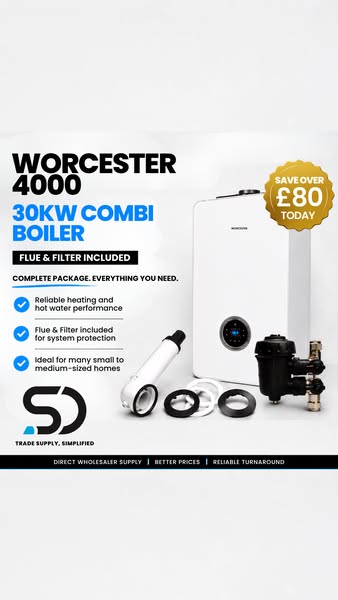 Worcester 4000 Combi Boiler | Sapres Direct