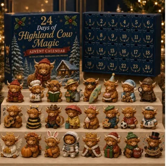 24 Days of Highland Cow Magic