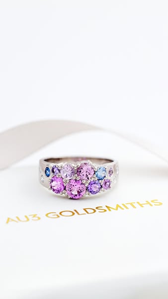 Keto Meadow Narrowing L ring - Pink