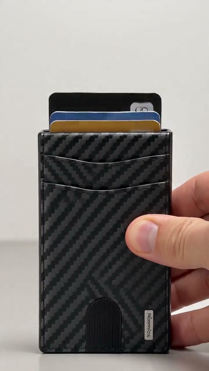 50% offWallet for Men - Pop Up Case, Cash Slot, and Credit Card Slot - Aluminum Wallet with RFID Blocking