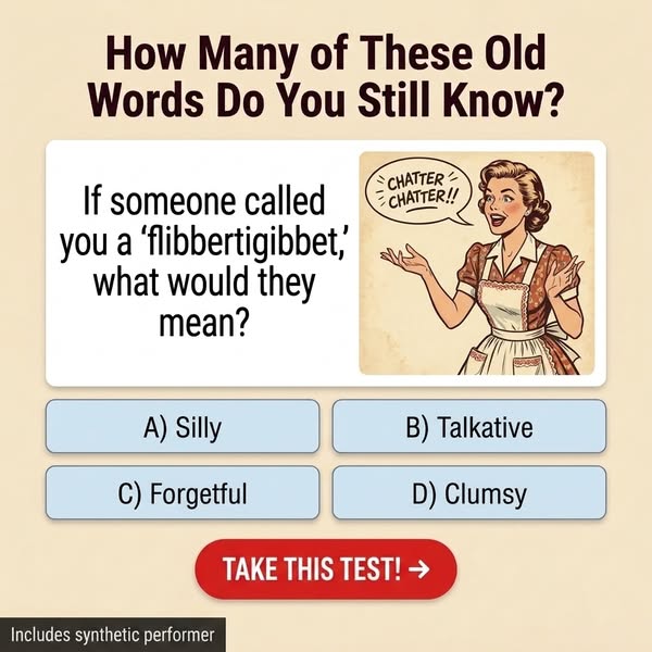 Words We Grew Up With Trivia