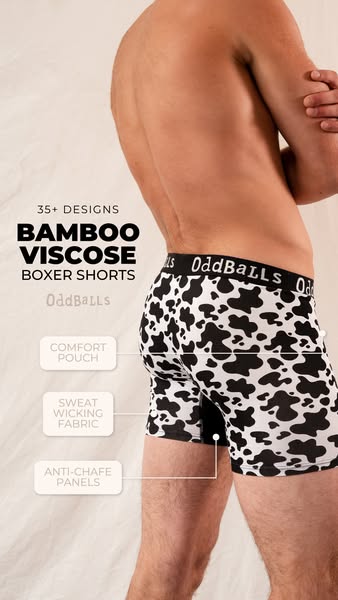 20% Off Bamboo Boxers, For a Limited Time Only