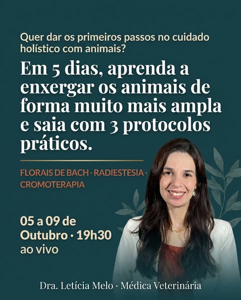 Imersão Saúde Holística Animal