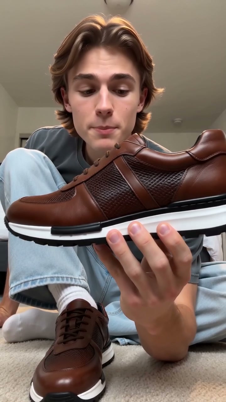 David Miller Leather Sneakers