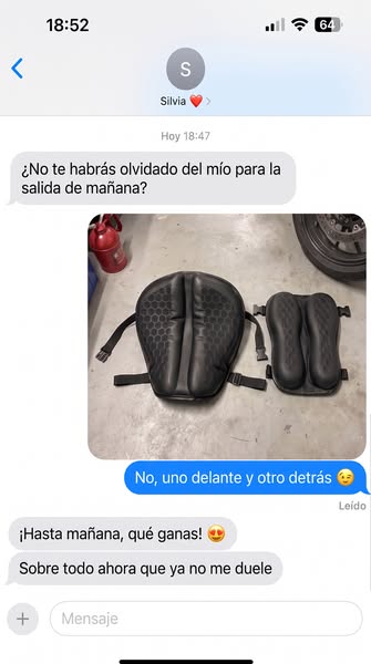 Uno delante, otro detrás