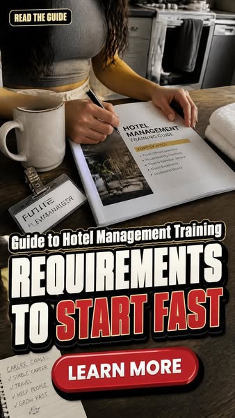 Hotel Management Course Requirements Explained