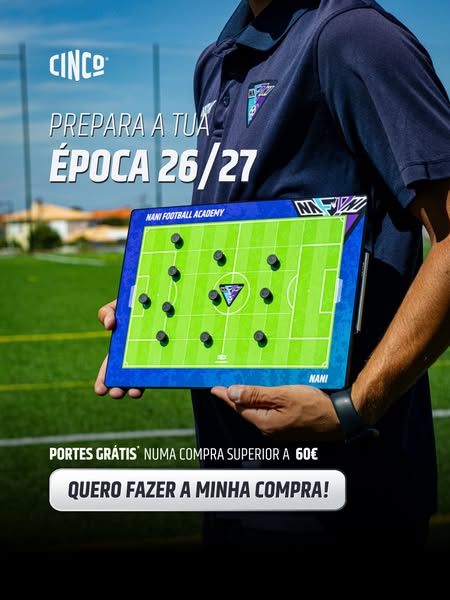 Cinco Campanha Pré-Época 26-27 | CINCO Clipboards