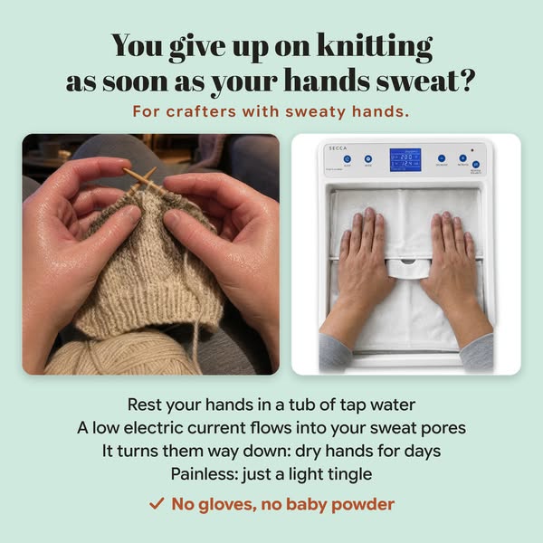 Hours of knitting with dry hands can be your reality.