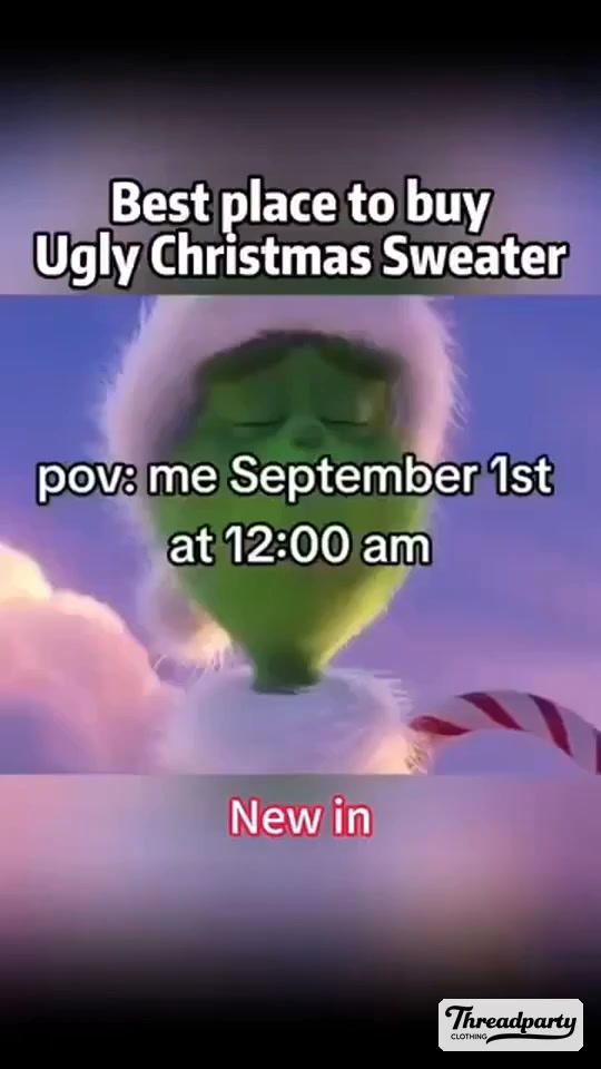 YOUR CHRISTMAS OUTFIT JUST ESCAPED.