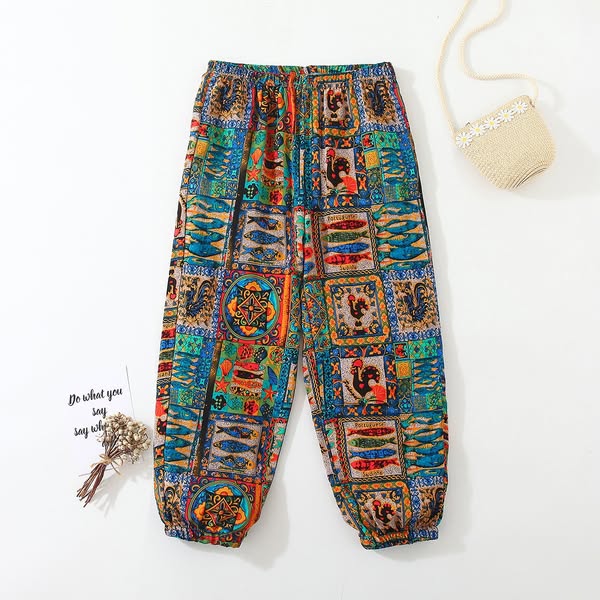 SHEIN Combinaison Salopette Bébé Fille Imprimé Foulard Multicolore Motif Géométrique Bretelles Fines Taille Haute Décontracté Vacances Print