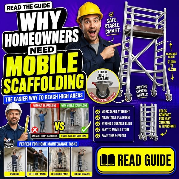 Why Homeowners Need Mobile Scaffolding: What to Know