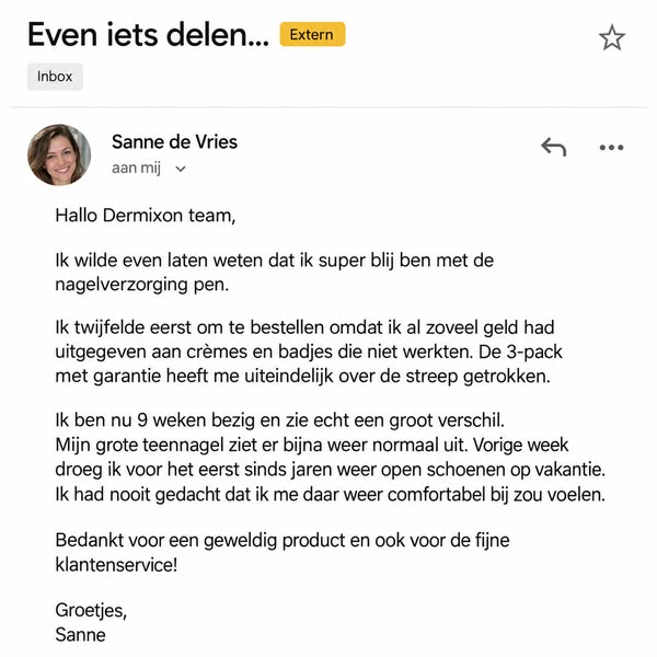 Eindelijk bij de bron aangepakt.