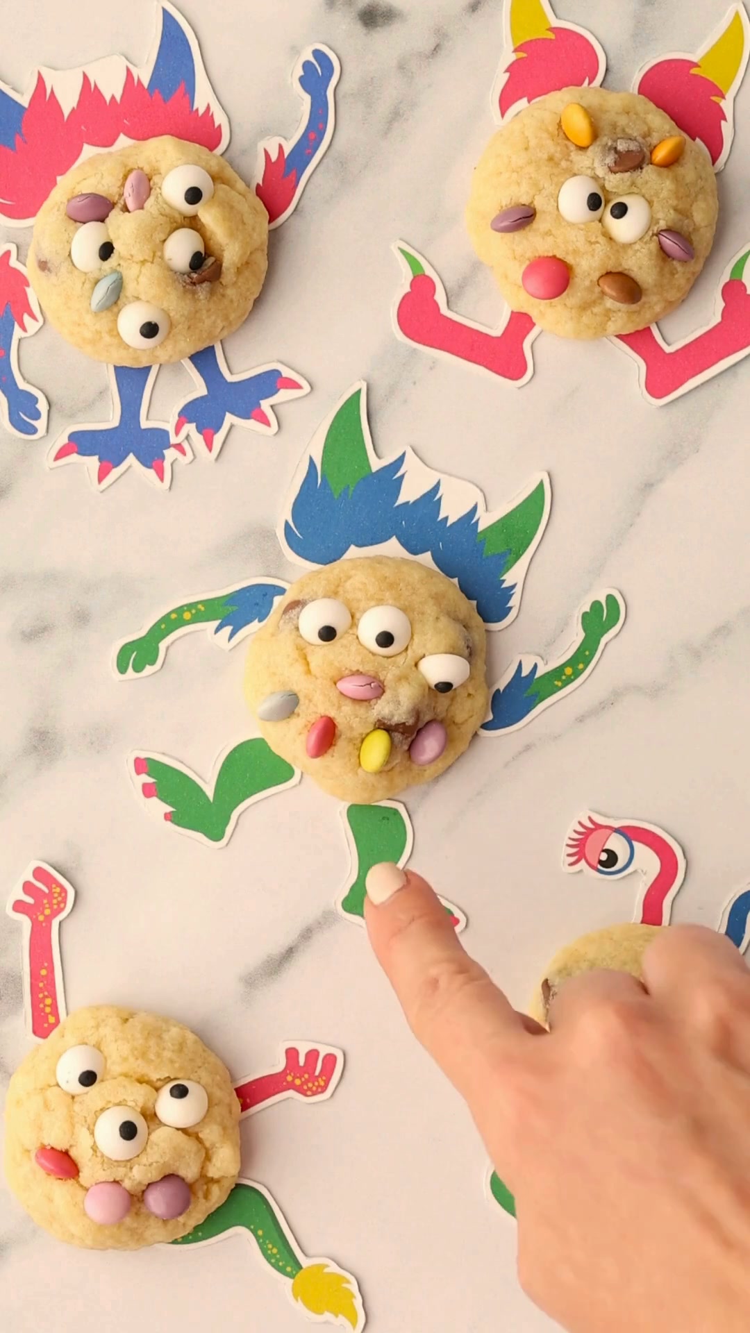 Monster cookiesbaking kits from Craft & Crumb