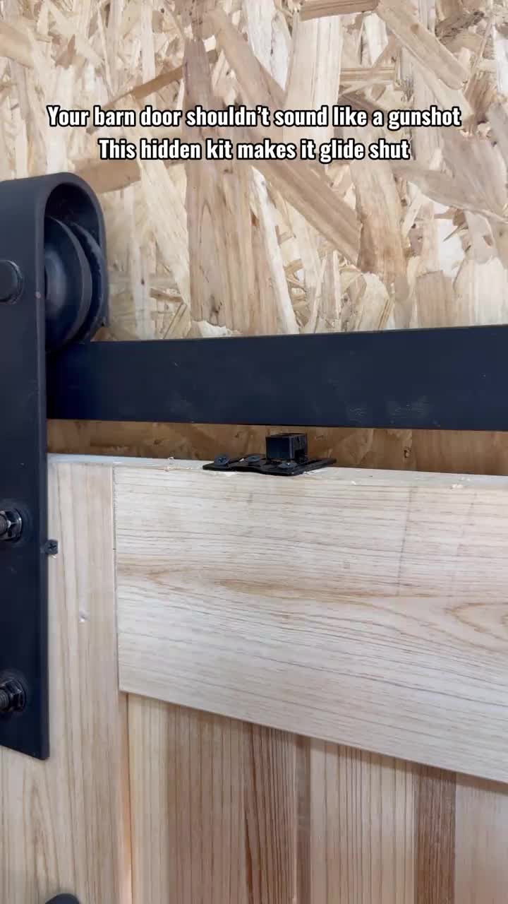 Barn Door Soft Close Kit