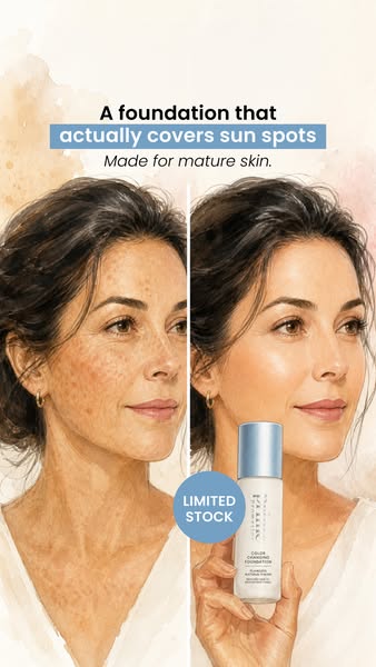 Color-Changing Foundation für Haut ab 50