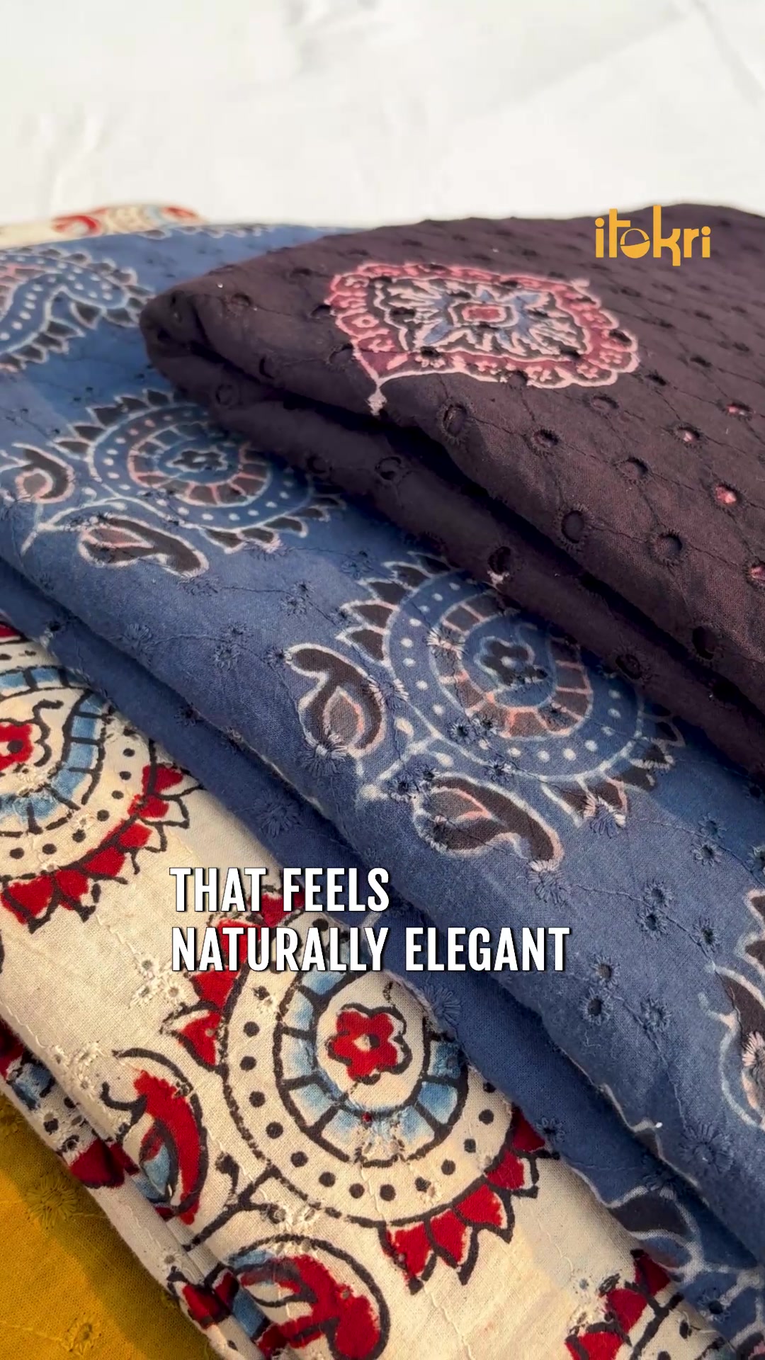 Hakoba Ajrakh Cotton, Checked and In Stock at iTokri