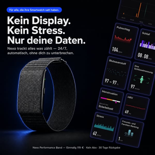 Kein Display. Kein Klingeln. Nur deine Gesundheit.