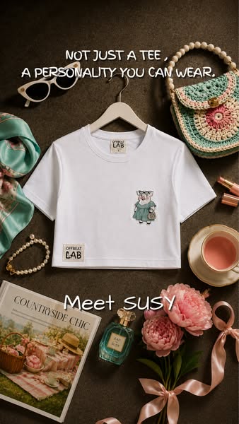JESSY | Graphic Character T-Shirt | OFFBEAT LAB