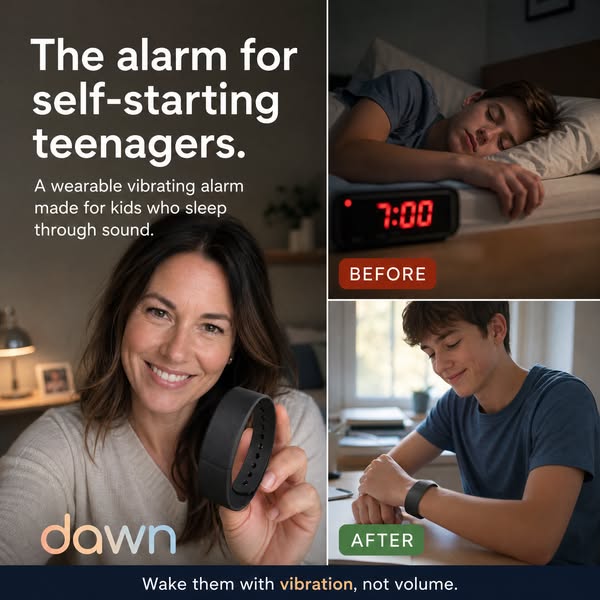 Independence starts with waking up on time