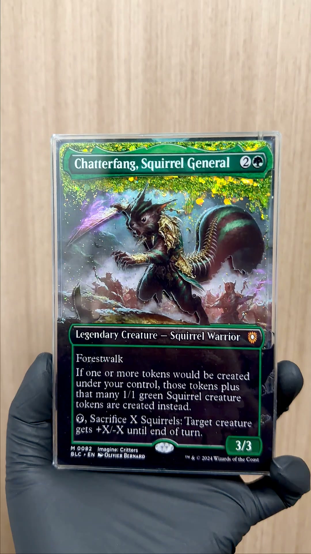 CUSTOM Magic the Gathering Card Quicksand Keychain