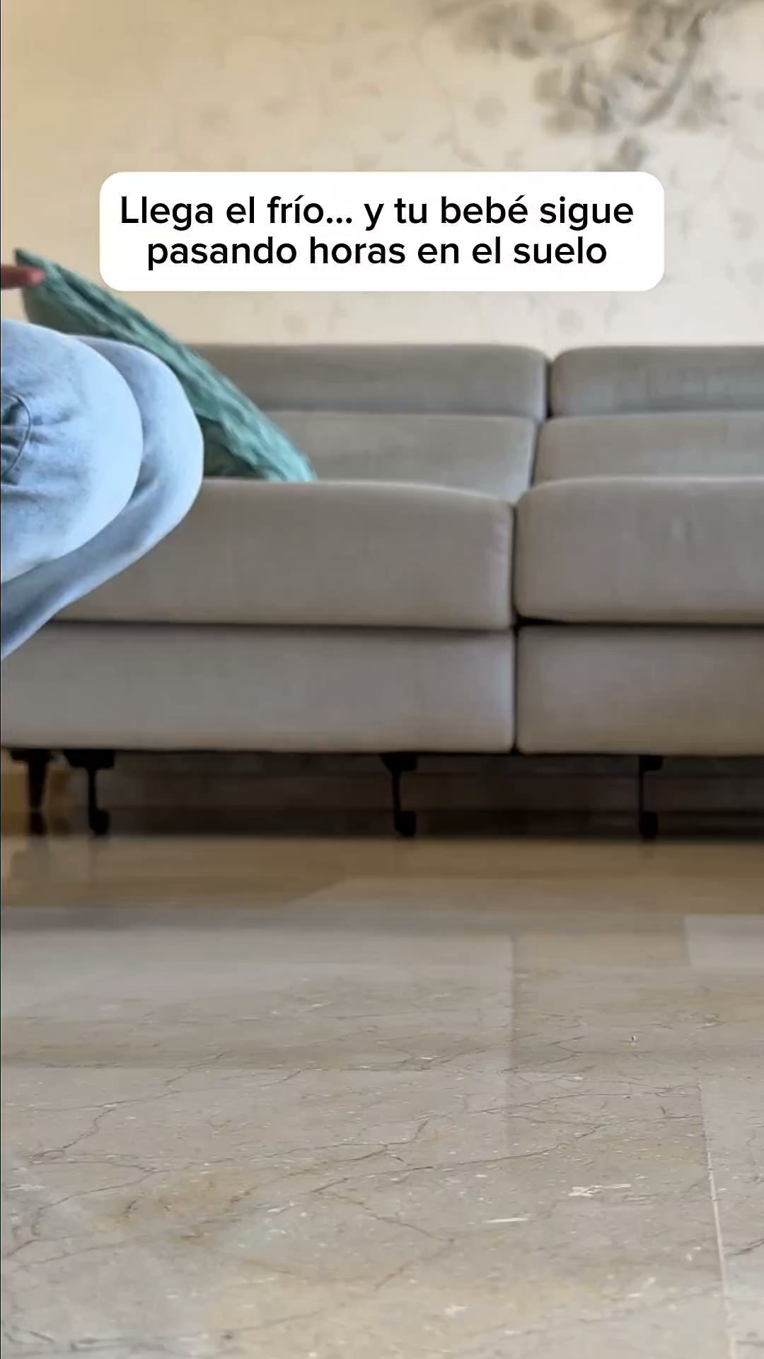 2 cm entre tu bebé y el suelo