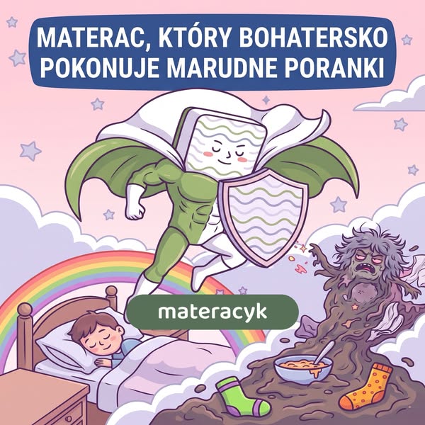 Jeden dwustronny materac na całe dzieciństwo.