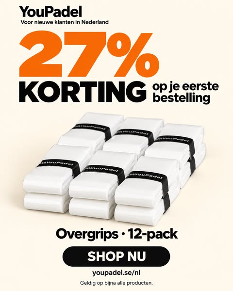 Overgrip 12-pack: 27% korting