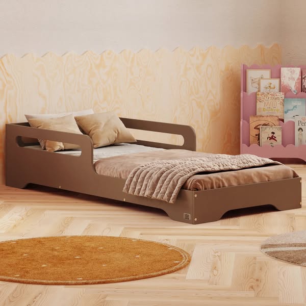20% Acquista un Letto singolo in legno per bambini con barriera di sicurezza e rete TILA 3 Montessori
