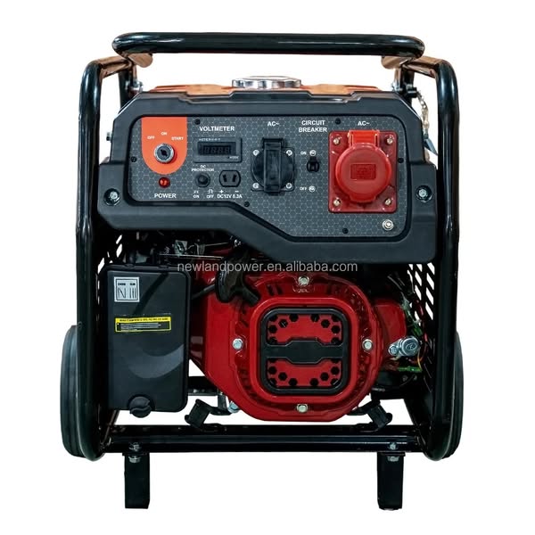 5kw 220V 3phase 60Hz Remote Start 4-Stroke 15HP 420cc Petrol Engine Generator Set