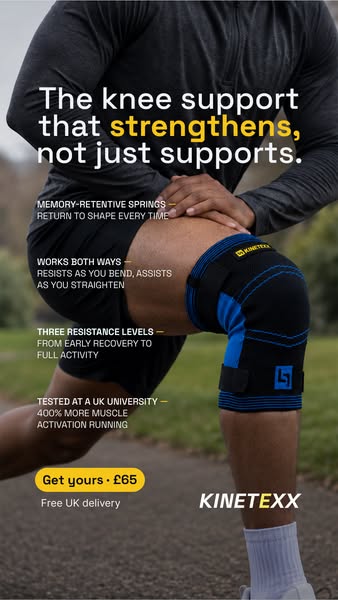 The knee support that strengthens, not just supports.