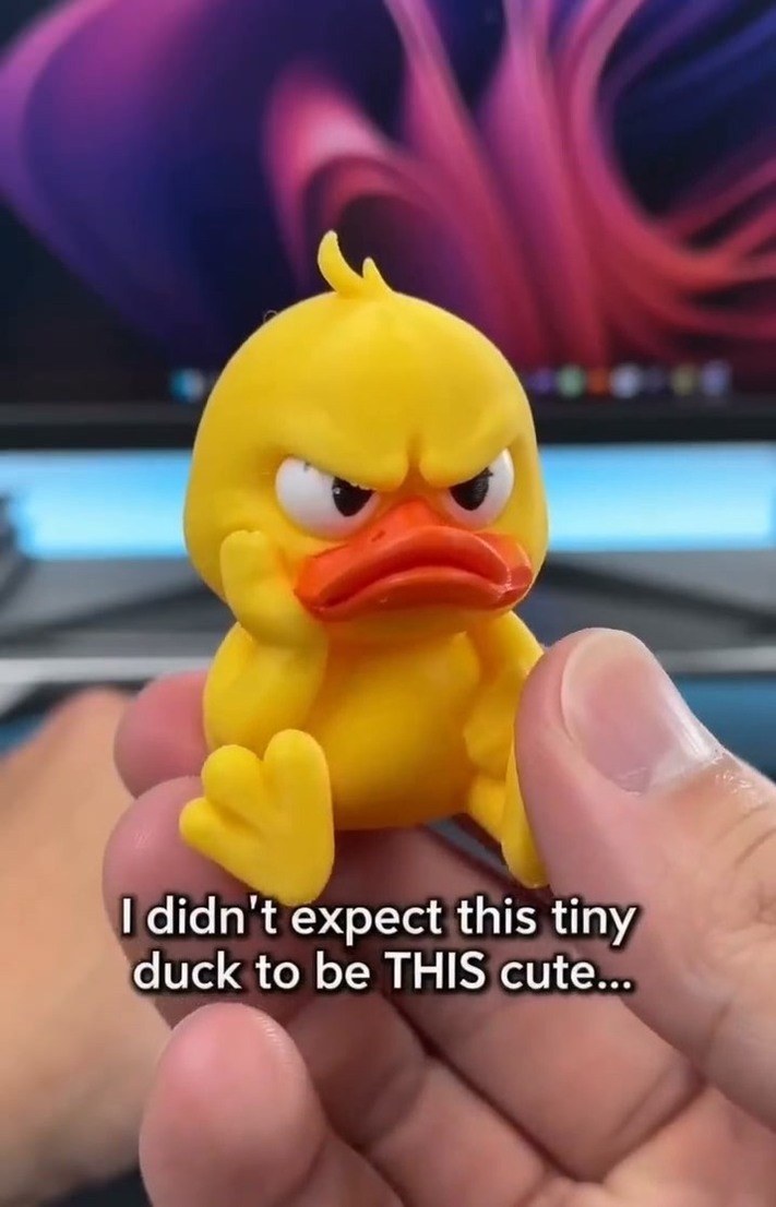 Angry Duck Desk Figurine