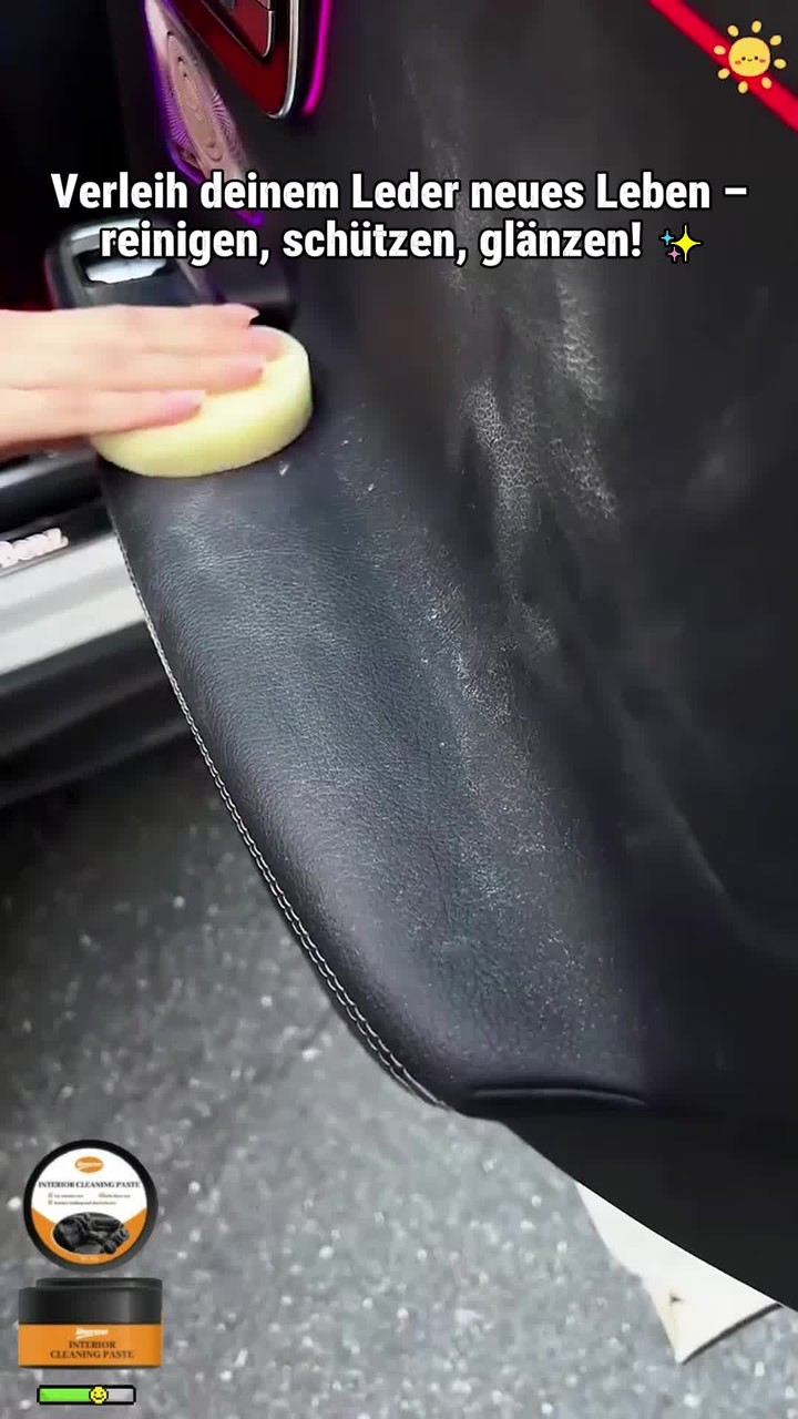 Professionelle Autoinnenraum-Pflegecreme