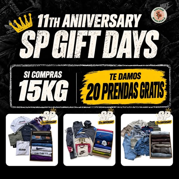 Hasta 60 prendas de regalo!