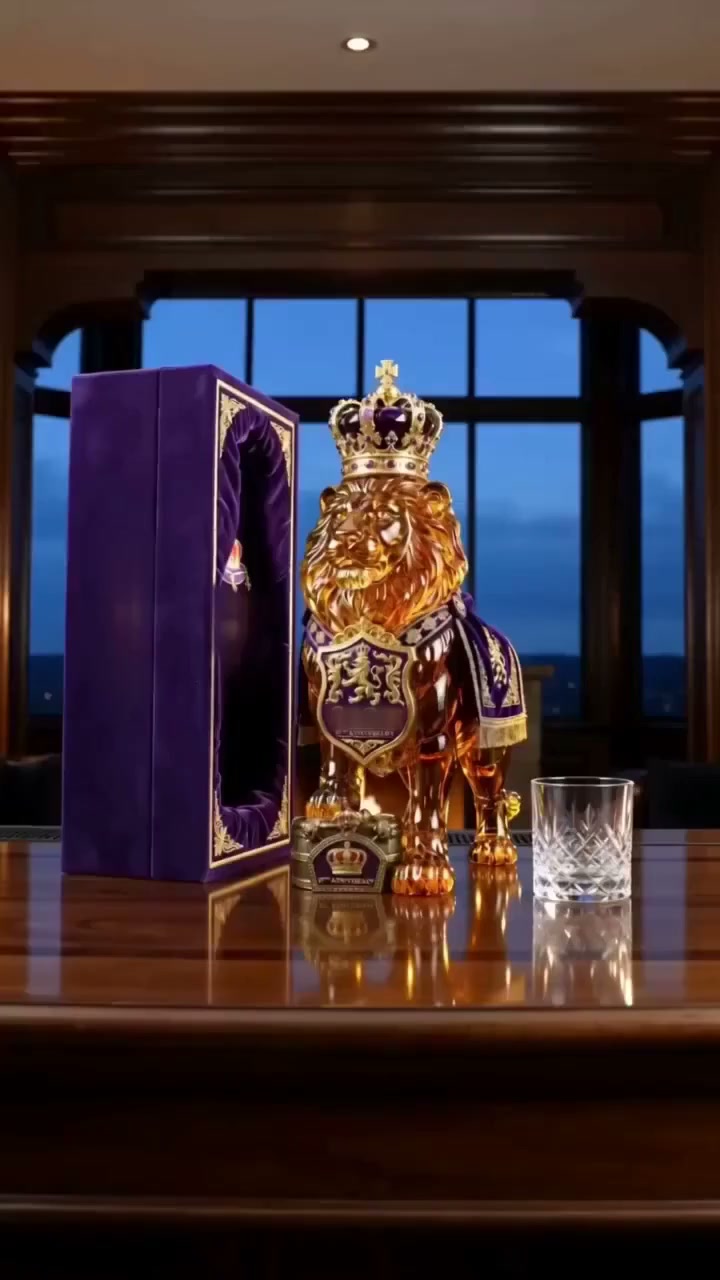 Eine königliche Whiskyflasche für besondere Momente