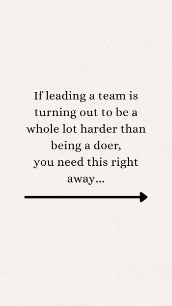 Why Great "Doers" Struggle as Leaders
