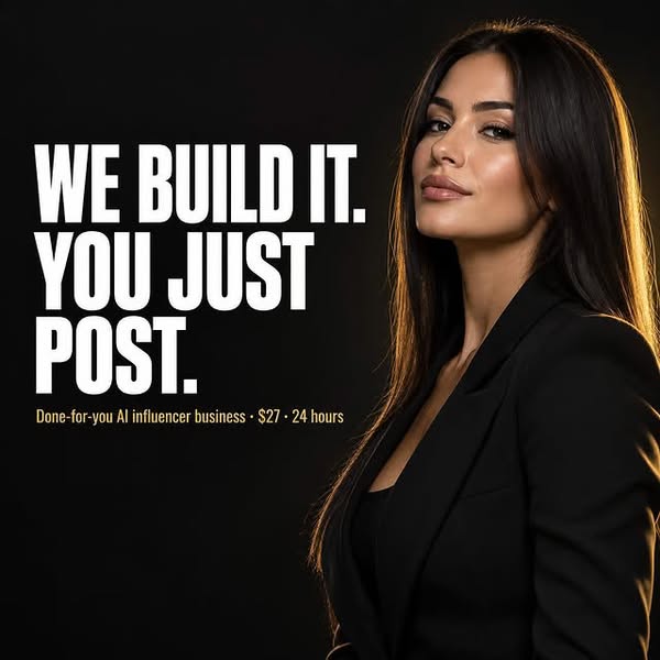 We Build Your AI Influencer Business For You