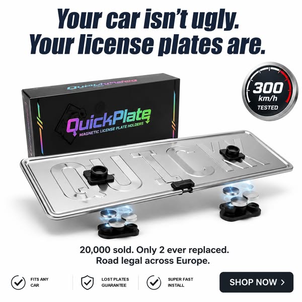 Pop License Plates in SECONDS