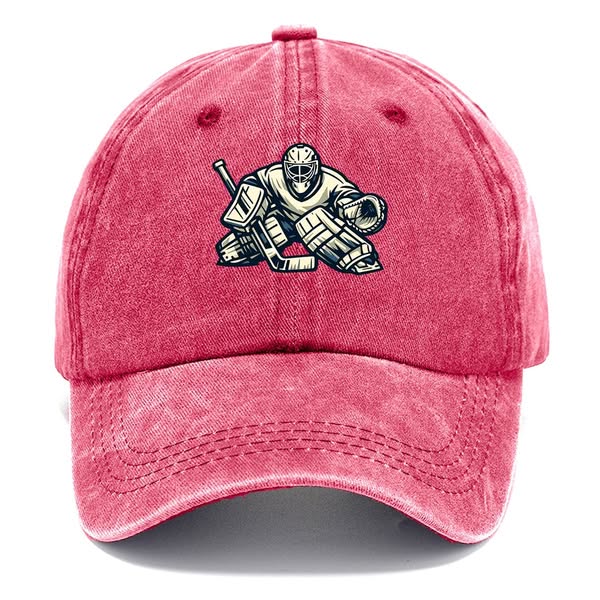 Hockey Goalie Dark Base Classic Cap | Pandaize