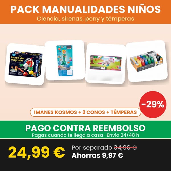 Pack Manualidades Niños por 24,99 €